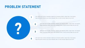 Free Aviation PowerPoint Template Problem Statement Slide