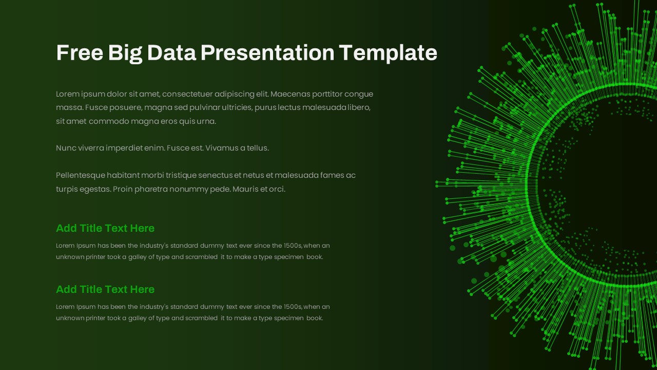 Free Big Data PowerPoint Template SlideBazaar Free Big Data PowerPoint Template SlideBazaar