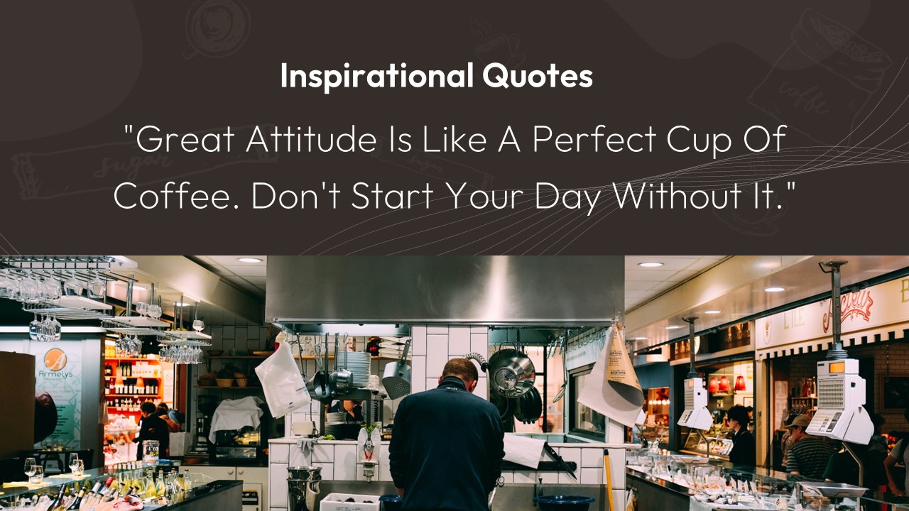 Free Coffee Shop PowerPoint Template quotes