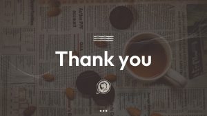 Free Coffee Shop PowerPoint Template thank you