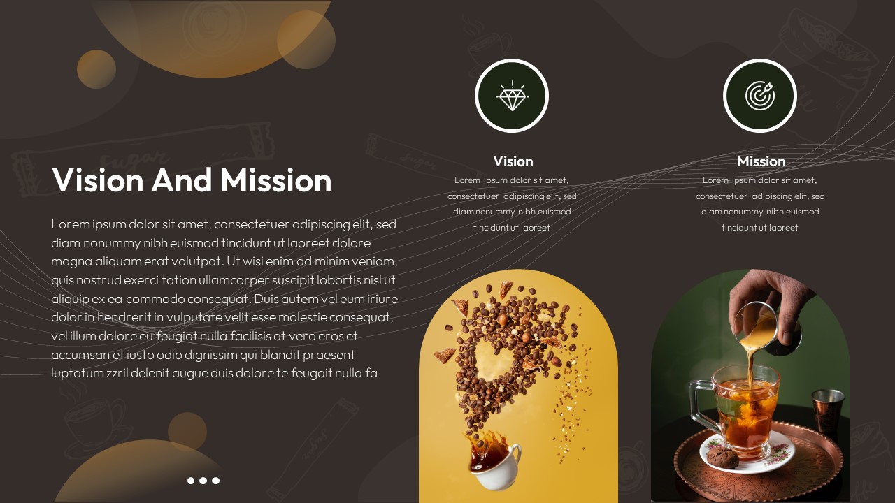 Free Coffee Shop PowerPoint Template vision