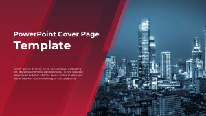 Free Cover Page PowerPoint Template