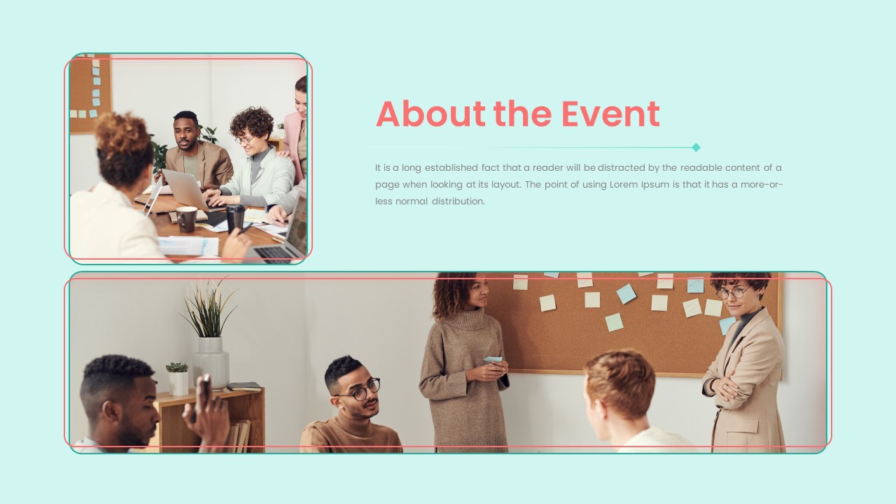 Free Event Planning PowerPoint Template About Slide