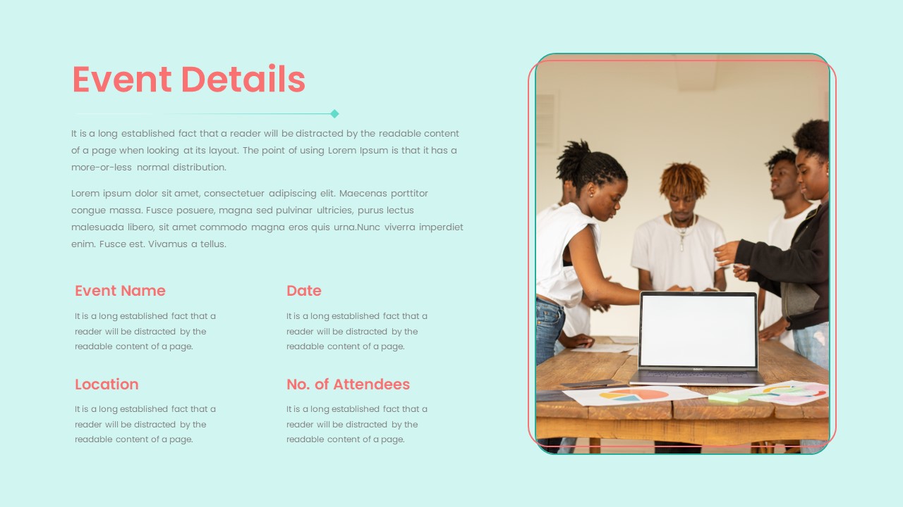 Free Event Planning PowerPoint Template Details