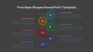 Free Gear PPT Template For Showcasing Business processes