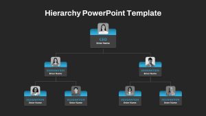 Hierarchy PowerPoint Template Free