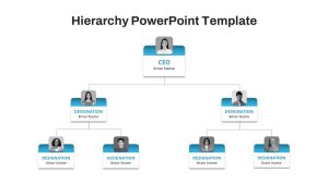 Hierarchy PowerPoint Template Free