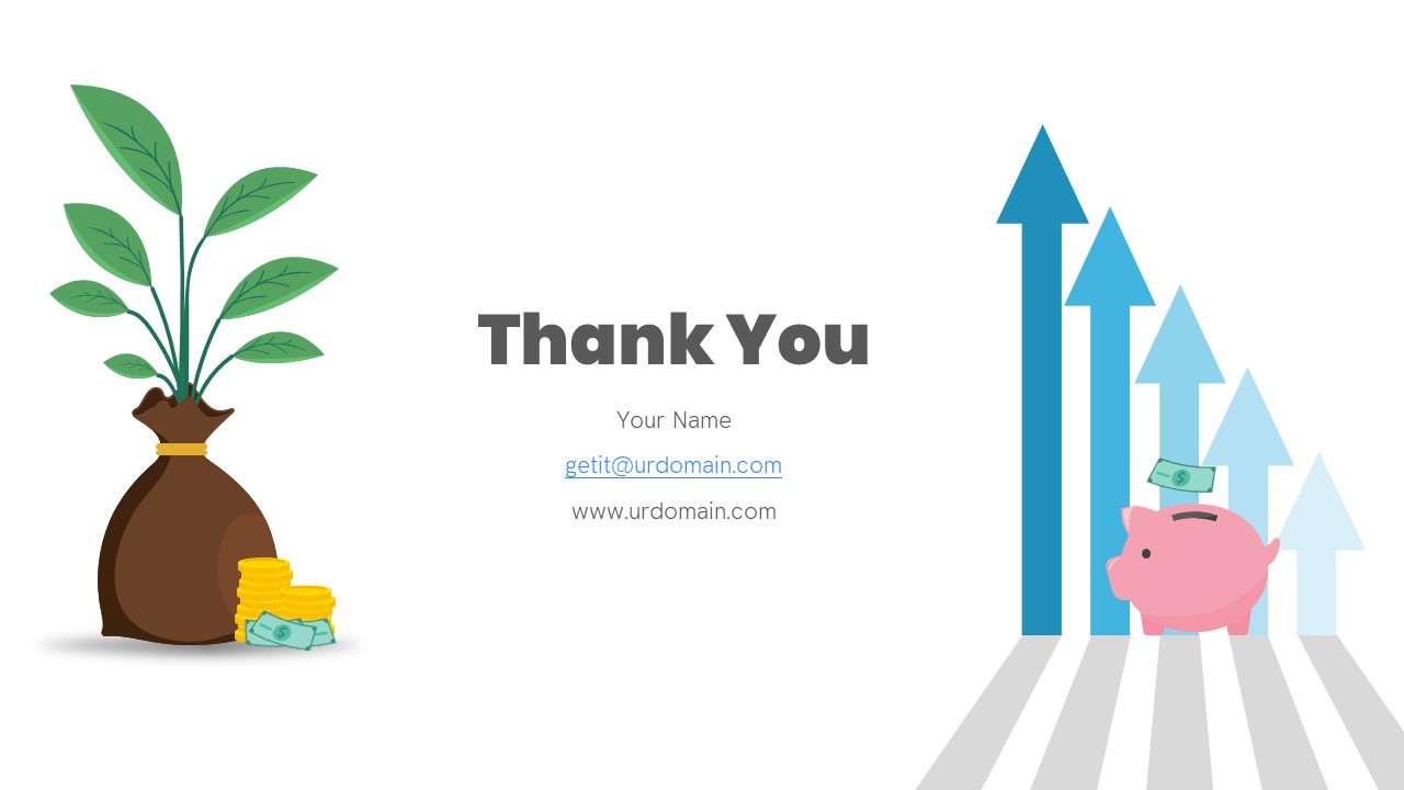 Investment &amp; Finance PowerPoint Theme thank you slide