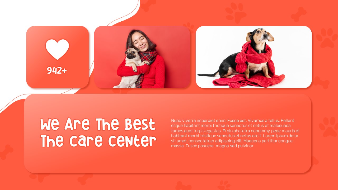 Pet Shop PowerPoint Deck Template Free care center