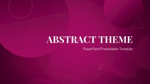 PowerPoint Presentation Abstract Theme