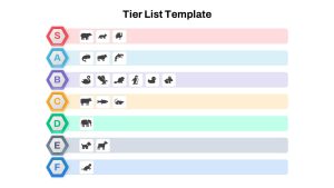 Tier List PowerPoint Template