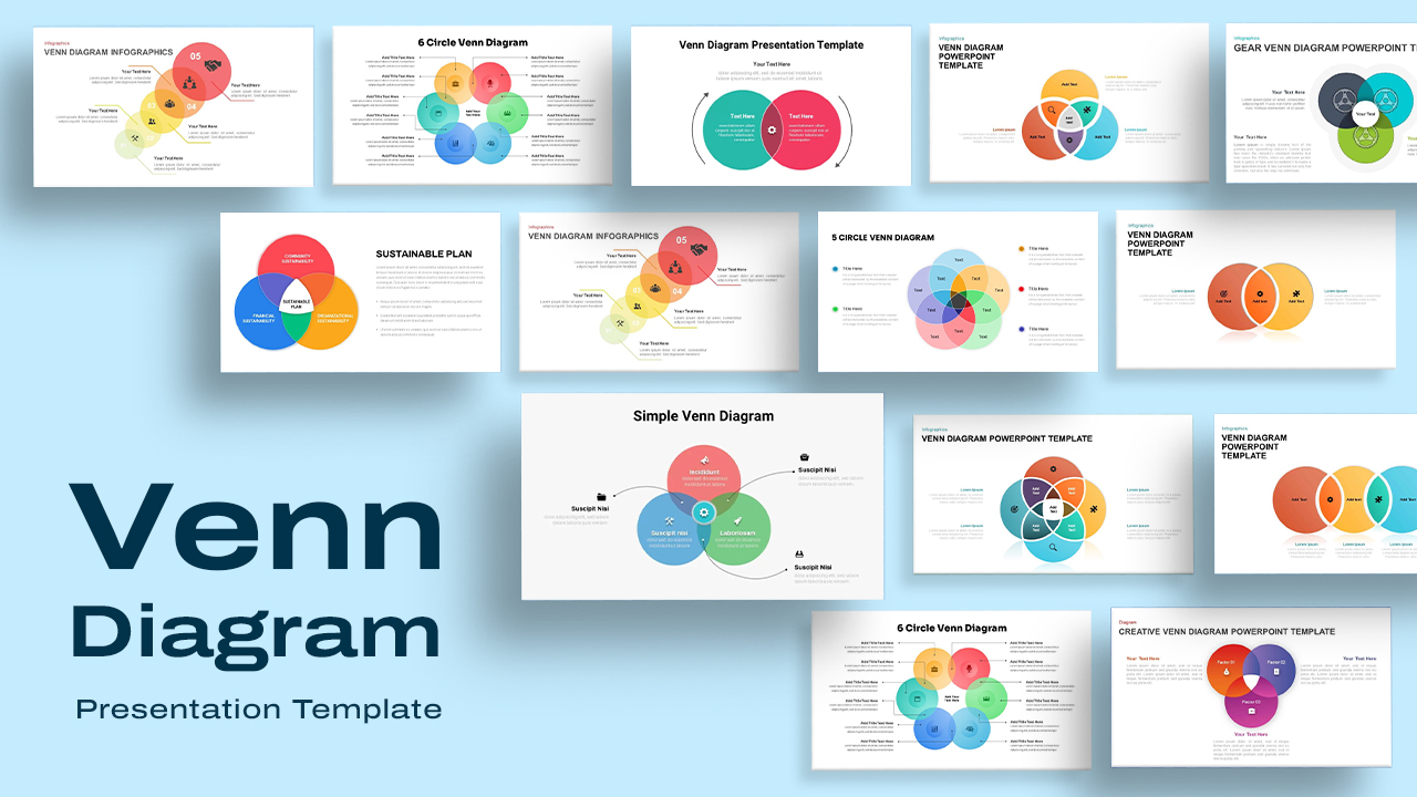 Venn Diagram Powerpoint Templates For PPT Presentations