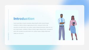 Business People Characters PowerPoint Theme introduction