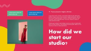 Colorful PowerPoint Deck Template process