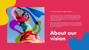 Colorful PowerPoint Deck Template vision