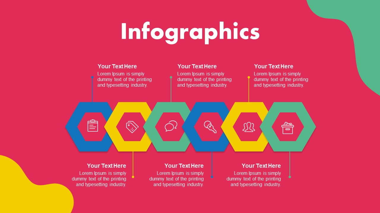 Colorful PowerPoint Deck Templates infographics