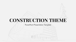 Construction PowerPoint Presentation Theme