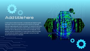 Cyber Security PowerPoint Theme title