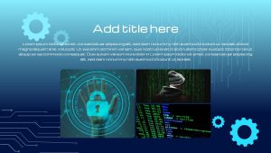 Cyber Security PowerPoint Theme titles