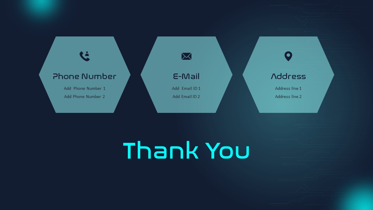 Cyber Security Theme For PowerPoint Thank You Slide