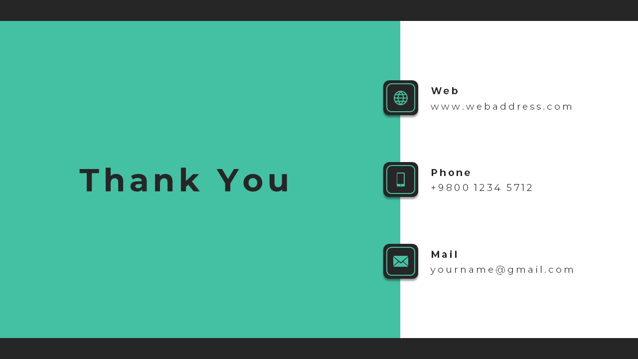 Free Professional Thank You Slide PPT Template