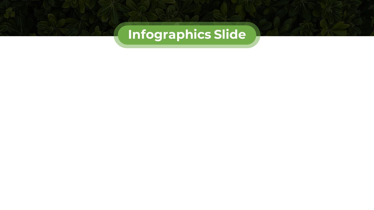 Green Environment PowerPoint Theme Infographics Slide