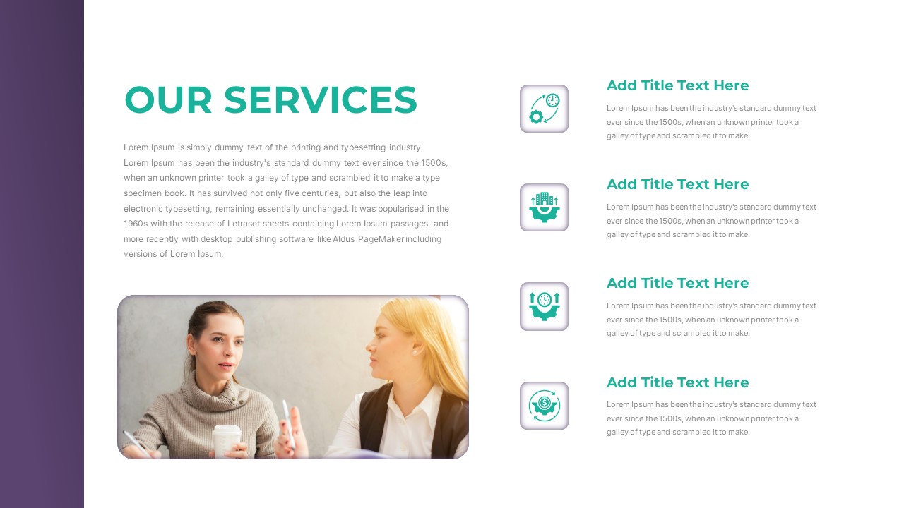 HR Consulting PowerPoint Template Deck services