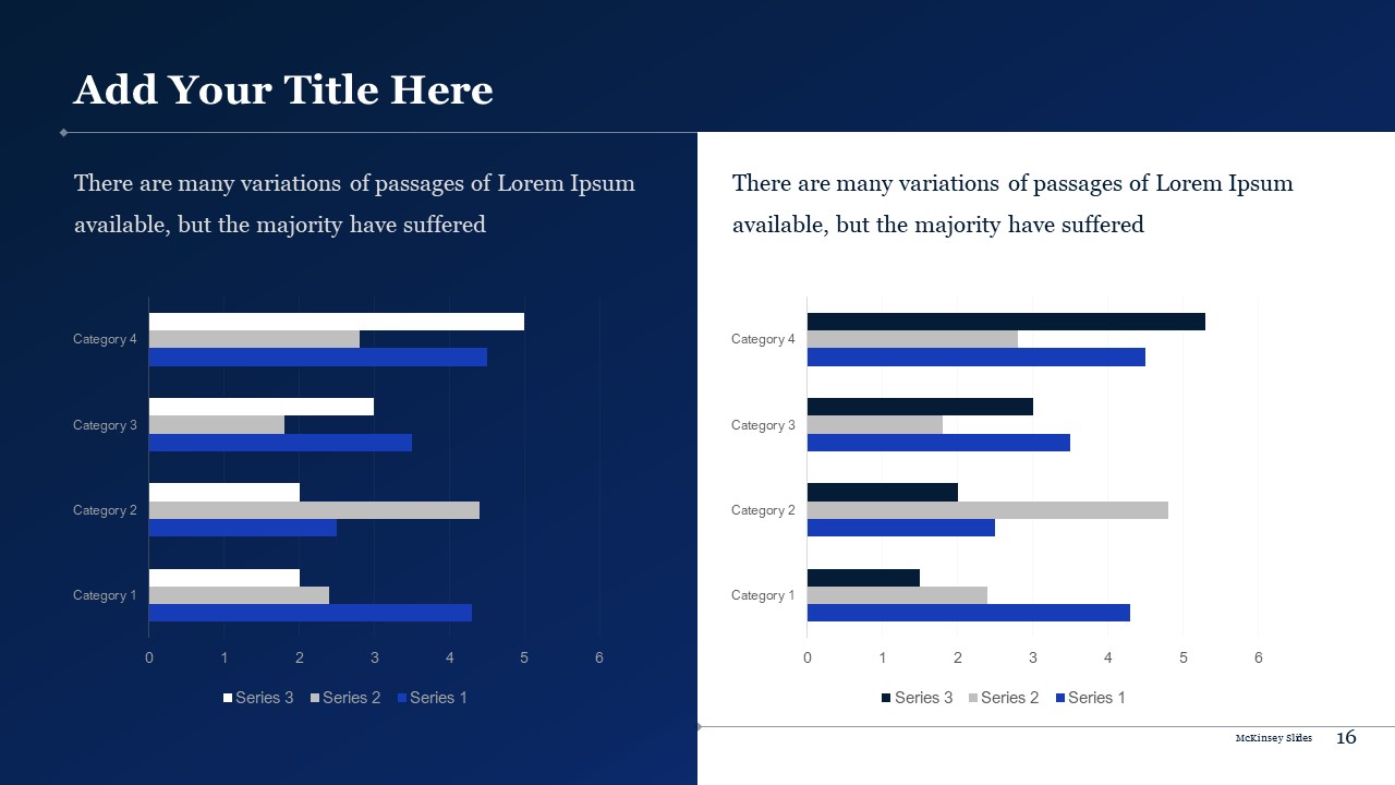 McKinsey Presentation Template For PowerPoint Graph