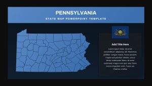 Pennsylvania State Map PowerPoint Template