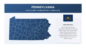 Pennsylvania State Map PowerPoint Template