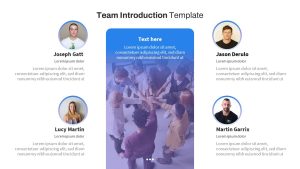 Team Introduction PowerPoint Template Free