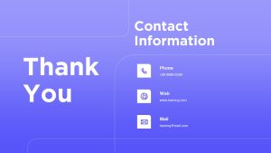 Training PowerPoint Template Free thank you slide