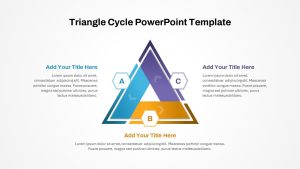 Triangle Cycle PowerPoint Template