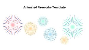 Animated Fireworks PPT Template Free