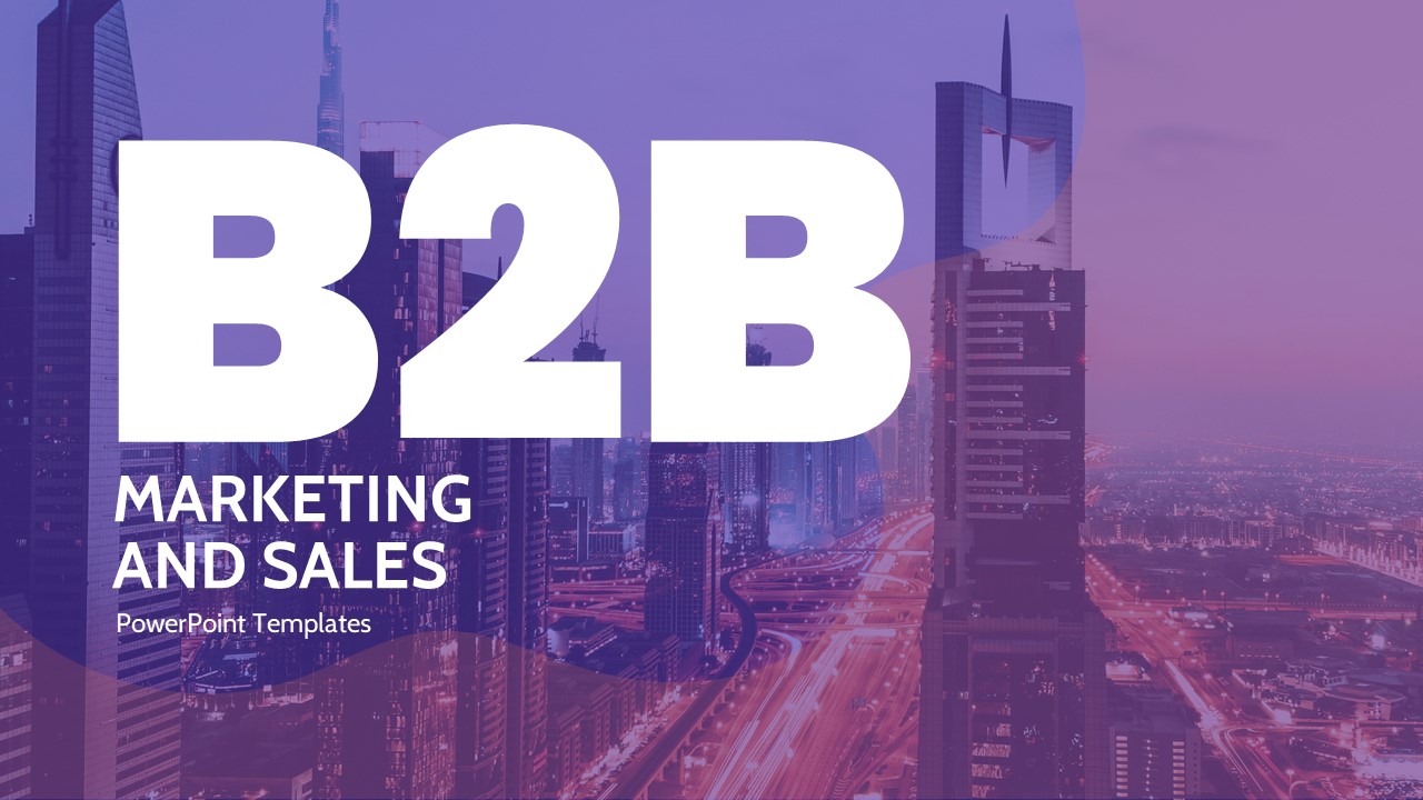 B2B Marketing Sales PowerPoint Deck Templates