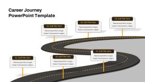 Career Journey PowerPoint Template Free