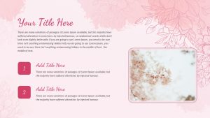 Floral PPT Presentation Template Deck