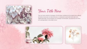 Floral PPT Template Deck Title Slide