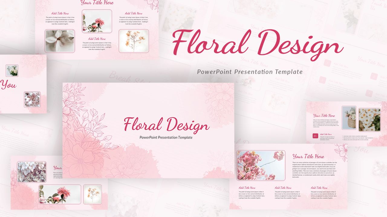 Floral PowerPoint Template Deck