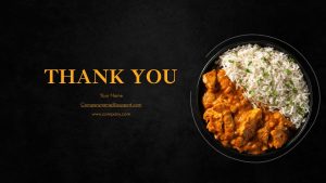 Food PPT Theme Thankyou Slide