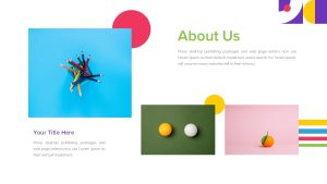 Geometric PowerPoint Template Deck about