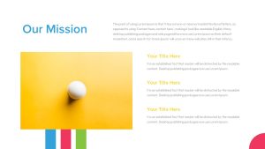 Geometric PowerPoint Template Deck mission