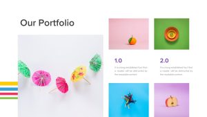 Geometric PowerPoint Template Deck portfolio