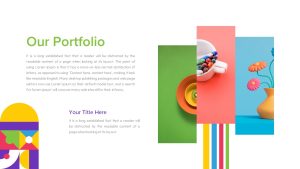 Geometric PowerPoint Template Deck portfolios