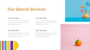 Geometric PowerPoint Template Deck special services