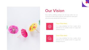 Geometric PowerPoint Template Deck vision