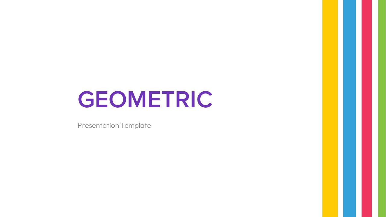 Geometric PowerPoint Template Deck