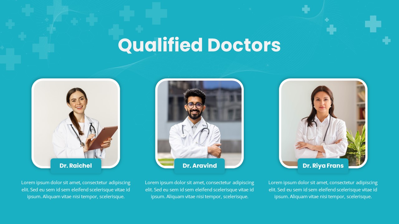 Professional Medical PowerPoint Template Doctors Slide