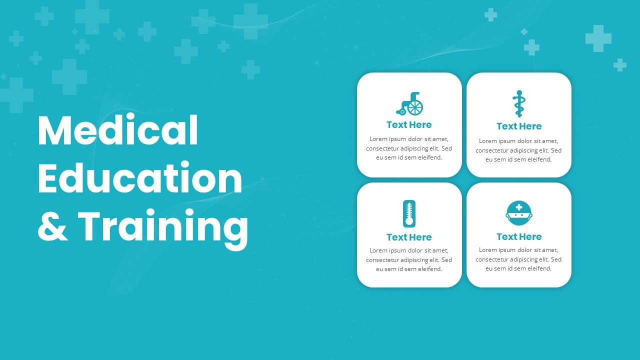 Professional Medical PowerPoint Template Training Slide