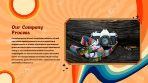 Retro Design Style PowerPoint Template company process